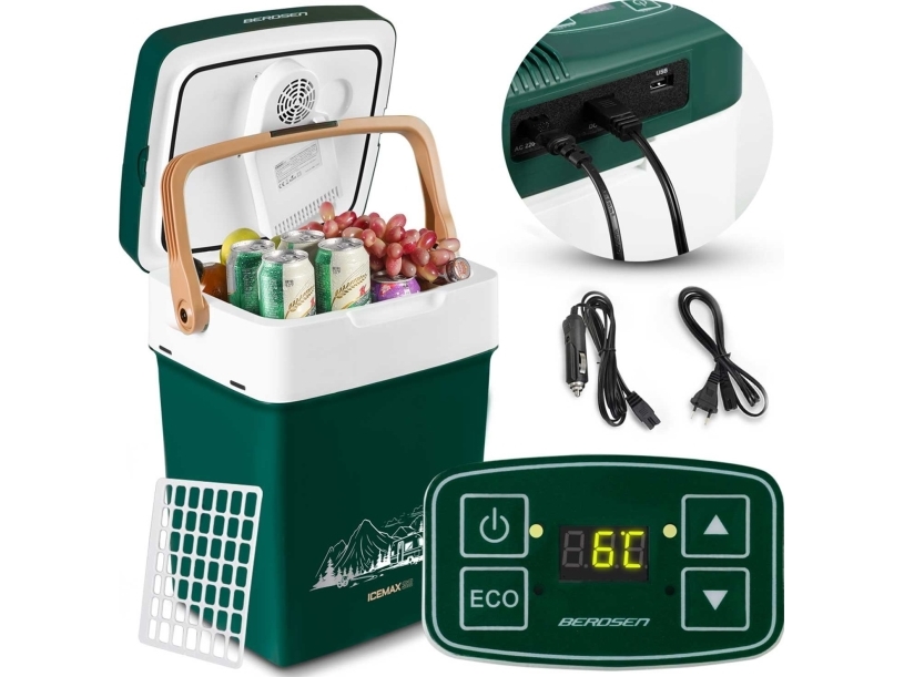 Berdsen kylskåp för turistbruk Berdsen Icemax 29 liter kylskåp för turistbruk ECO-läge - grönt | Utomhus - Outdoor utrustning - Kylare | GameStuff