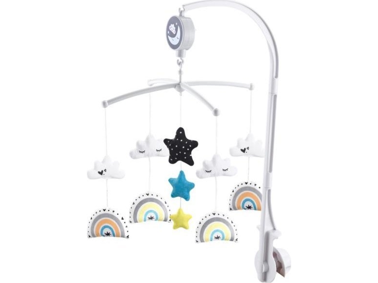 Jokomisiada skruetur med karusel til baby, regnbue (ZA4319)