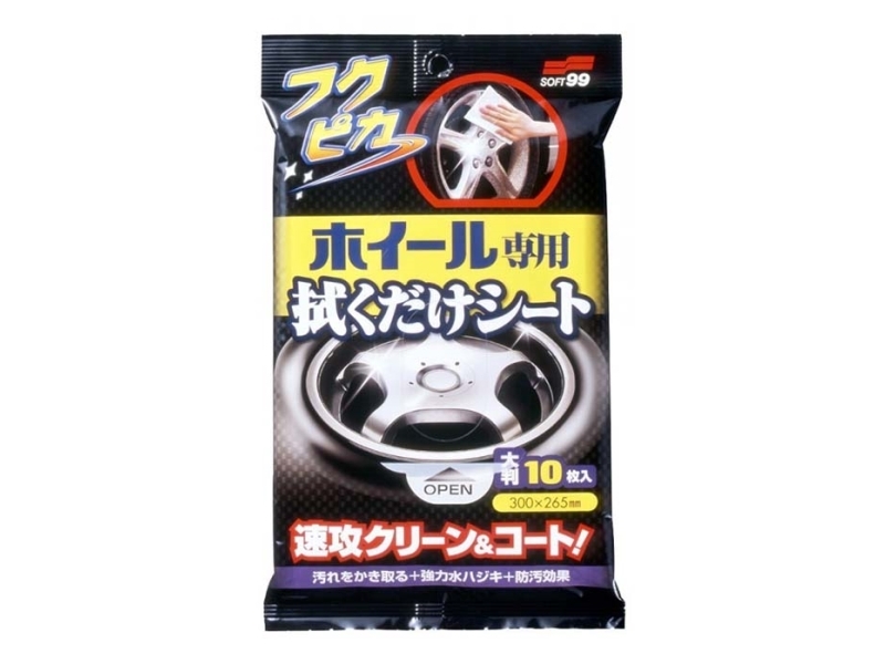 Soft99 Wheel Cleaning Wipe 10 Stk.