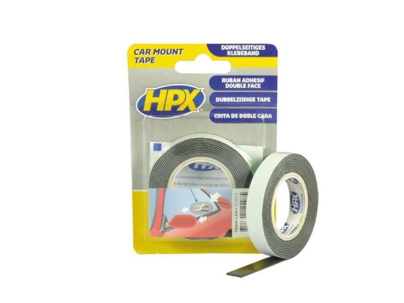 HPX dobbeltklæbende tape 12mmx2m