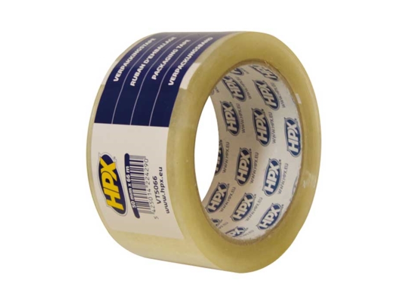 HPX pakketape klar 50mm x 66m (1rl)