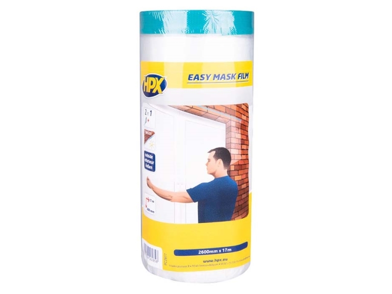 HPX afdækningsfilm til overflader 2600mm x 17m