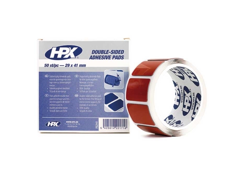 HPX dob.klæb. pads 50 stk.rl (bakspejl)
