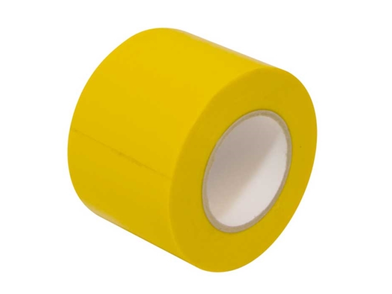 Isolerbånd gul 50mm bred 20m