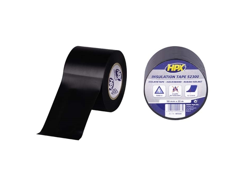 HPX isolerbånd sort 50mm x 20m