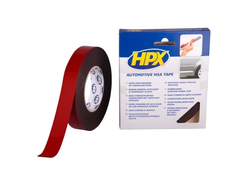 HPX dobbeltklæbende tape 25mm x 10m
