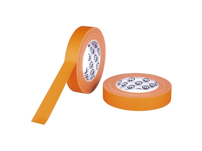 Gaffatape fluo orange, 25mm x 25m