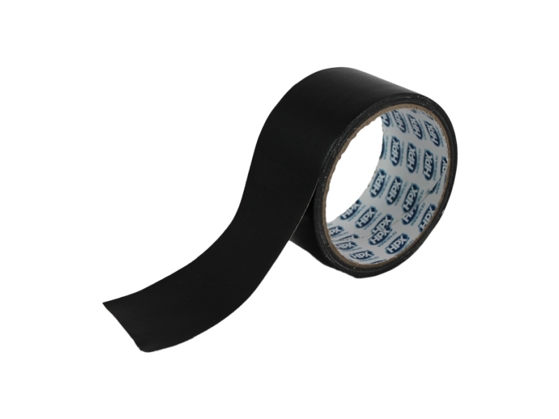 Gaffatape sort, 48 mm x 5 m