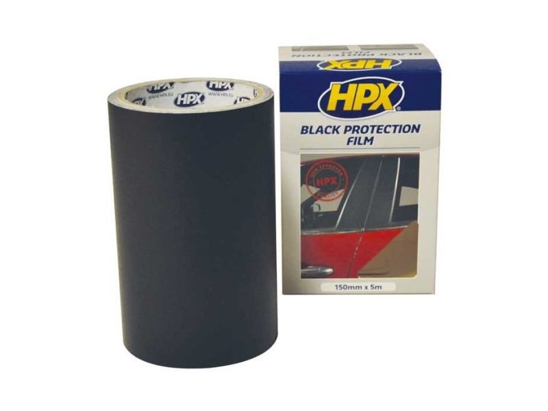HPX sort beskyttelsesfilm 150mm x 5m