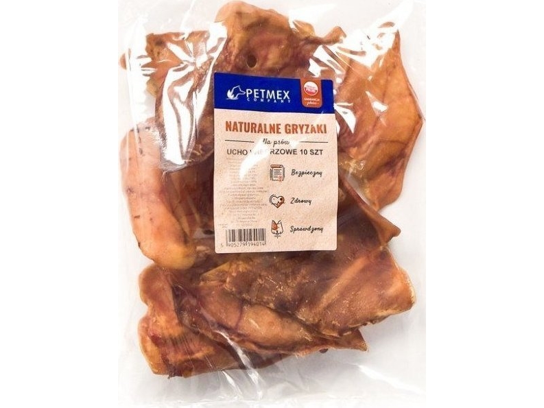 Petmex Hundekauartikel Petmex Schweineohr 40G 10 Stück
