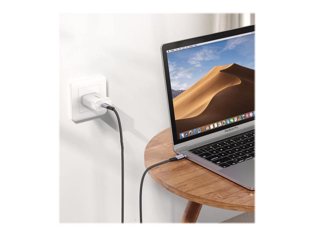 Ugreen - Usb-Kabel - 24 Pin Usb-C (Han) Til 24 Pin Usb-C (Han) - Usb 3.1 Gen 2 - 20 V - 5 A - 1 M - Usb Power Delivery (100 W), 4K60 Hz (3840 X 2160)
