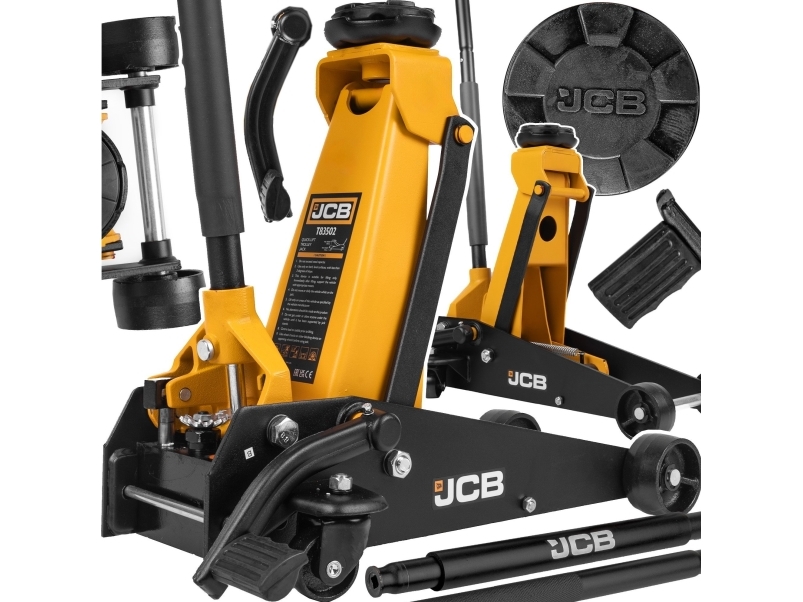 JCB Hydraulisk domkraft 3t | Bilvård & Biltillbehör - Garage utrustning - Lyftverktyg | GameStuff