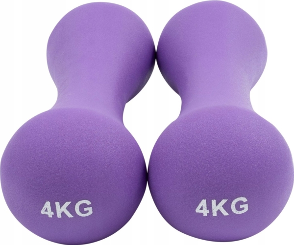 Spartan Gel-vægte belagt med NEOPRENE 2 X 4 KG