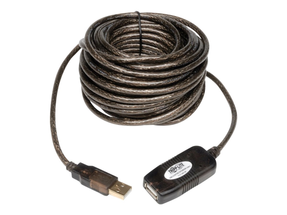 Eaton Tripp Lite Series 10M Usb 2.0 Hi-Speed Active Extension Repeater Cable Usb-A M/F 33' 33Ft 10 Metre - Usb-Verlängerungskabel - Usb (Stecker) Zu
