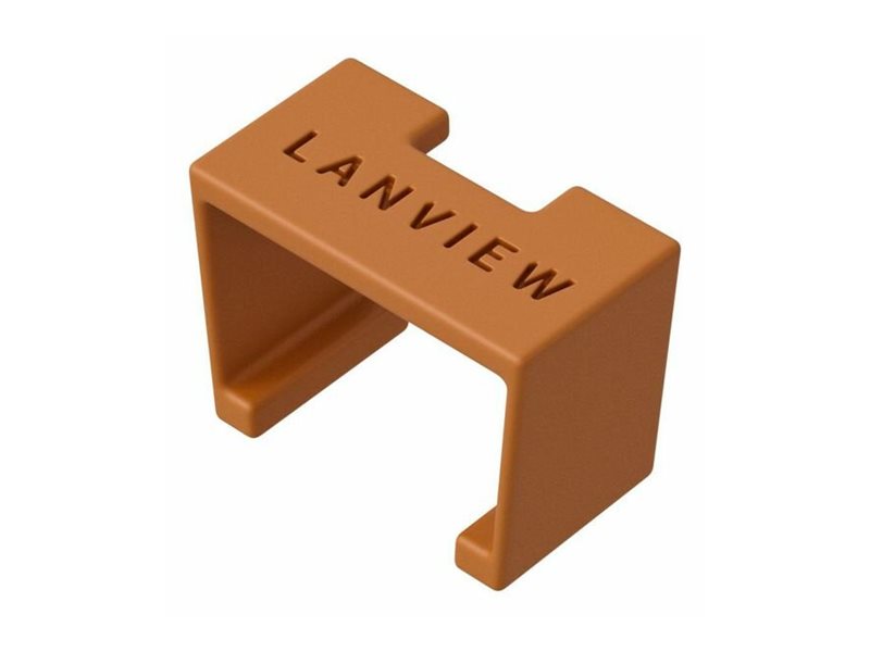 Lanview Lvt-Sc-O, Farvekodningsklemme, Orange, Plast, Cat6a, 10 Mm, 5 Mm