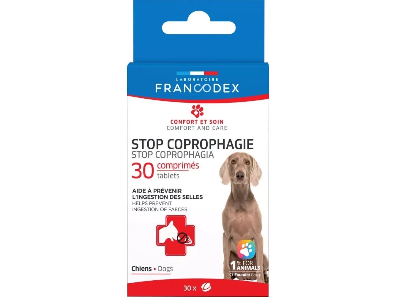 Francodex FRANCODEX lisäravinto koirille STOP COPROPHAGIA 30 kpl.