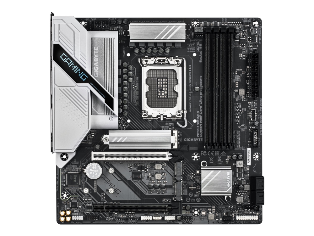 Z890M GAMING X Hovedkort - Intel Z890 - Intel LGA1851 socket - DDR5 RAM - Micro-ATX