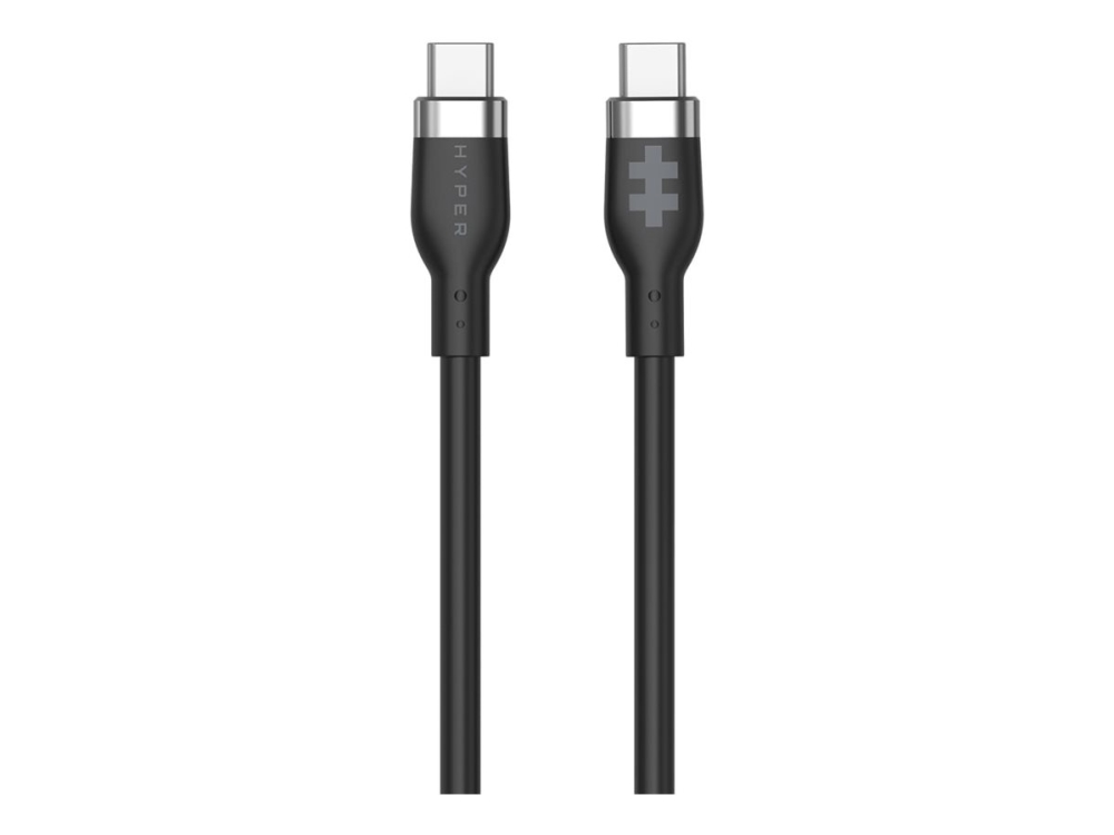 Hyperjuice - Usb-Kabel - Usb-C (Han) Til Usb-C (Han) - Usb 2.0 - 1.5 M - Usb Power Delivery (60W), Forlænget Strømrækkevidde (Epr) - Sort