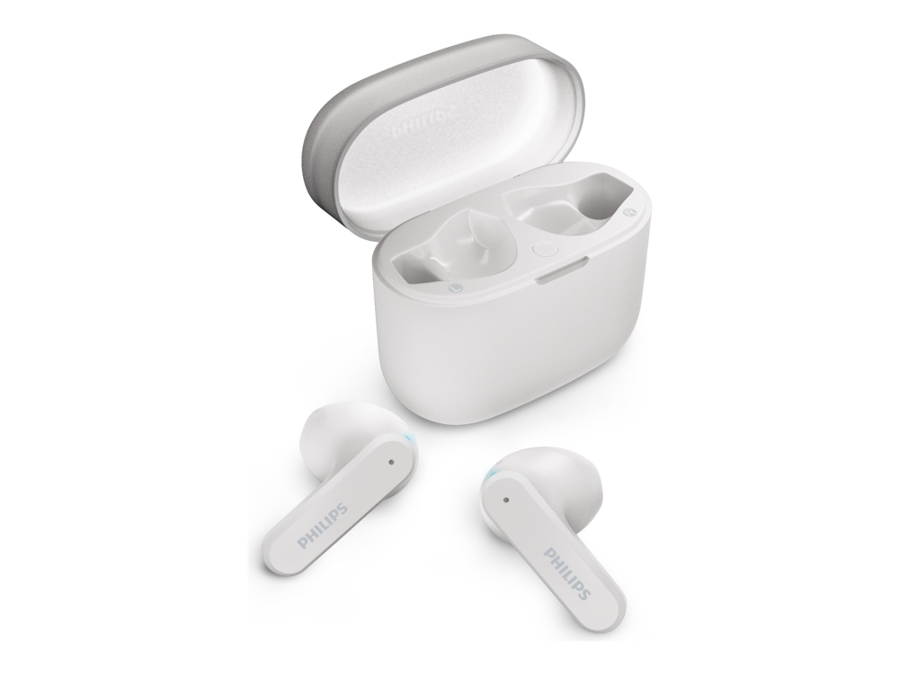 Philips TAT2139WT - True wireless-hörlurar med mikrofon - inuti örat - Bluetooth - vit
