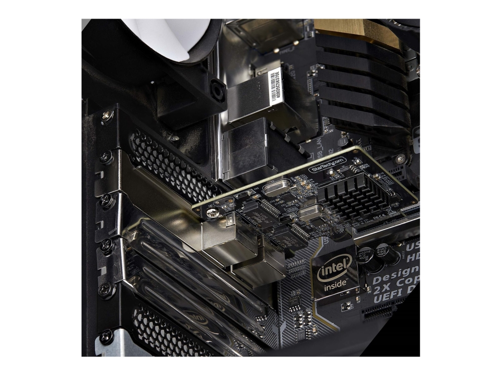 Startech.com 2 Port Gigabit Pcie Network Adapter Card Taa Compliant Netværksadapter Pcie Gigabit Ethernet X 2 Sort Taa Kompatibel
