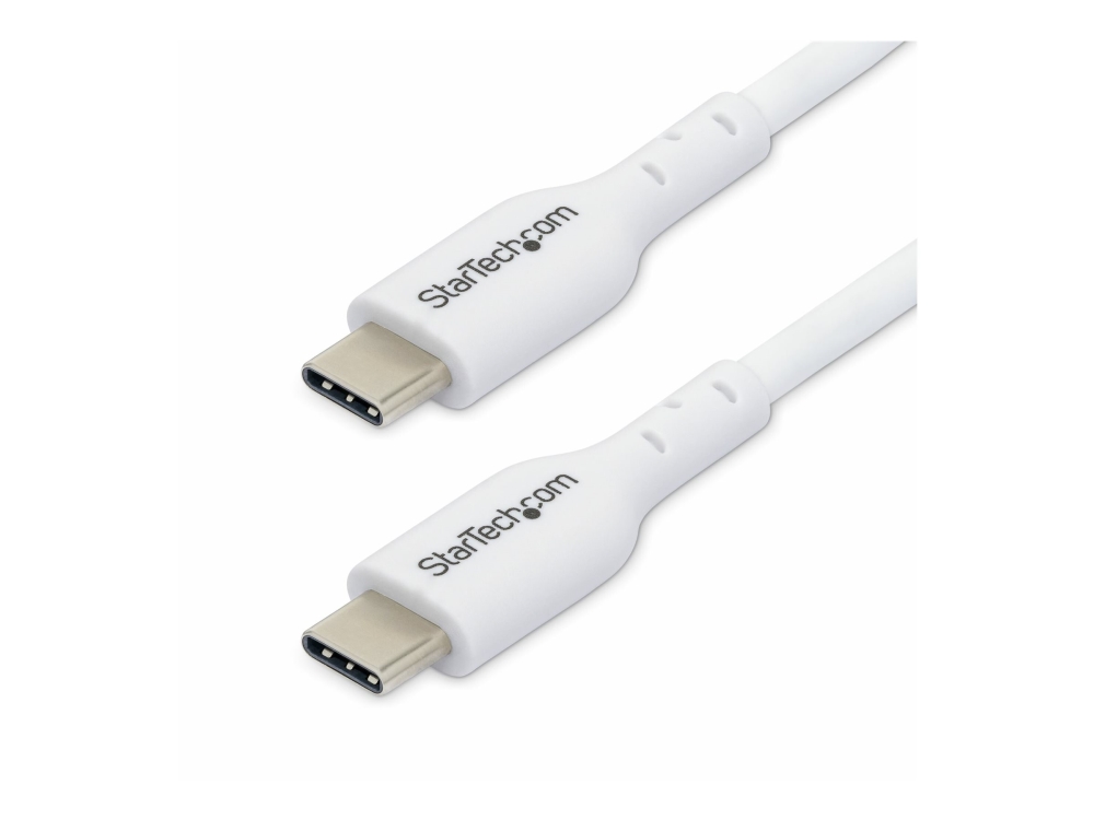 Startech.Com 1M Usb-C-Ladekabel, Laden Und Synchronisieren, 60W (3A) Power Delivery, Usb 2.0 Laptop-Ladekabel, Weiß - Usb C Ladekabel, 1 M, Usb C, Us