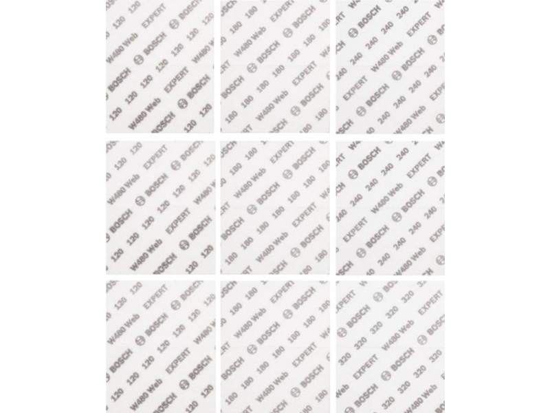 Bosch Accessories 2608902432 2608902432 Slibeblad Kornstørrelse 120, 180, 240, 320 1 Stk