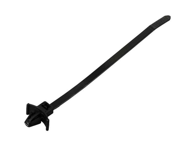 Tru Components Tc-13030704 Tc-Wm-130-4.8-Uvb-B Kabelbinder 130 Mm 4.8 Mm Sort Med Fingerlås, Uv-Stabiliseret, Kemisk Bestandighed 100 Stk