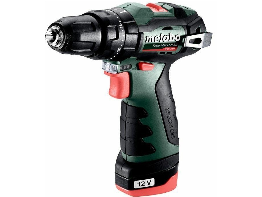 METABO smūginis suktuvas gręžtuvas 12V 38 / 20Nm 2x2.0Ah SB BL