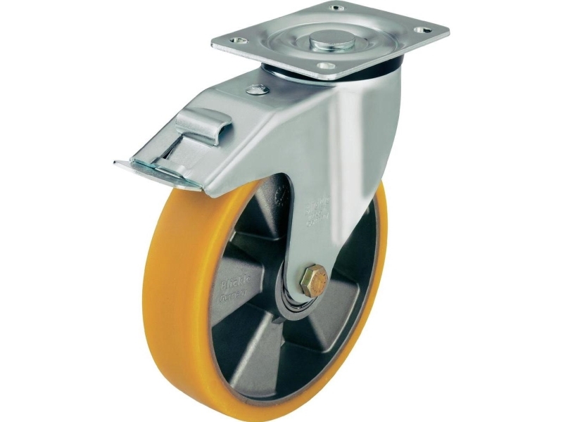 Styrehjul med bremse Blickle LK-ALTH 125K-1-FI