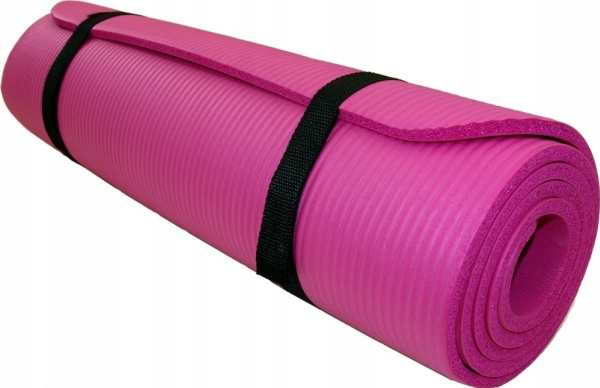 Spartan træningsmåtte lyserød 180 x 60 x 0,8 cm