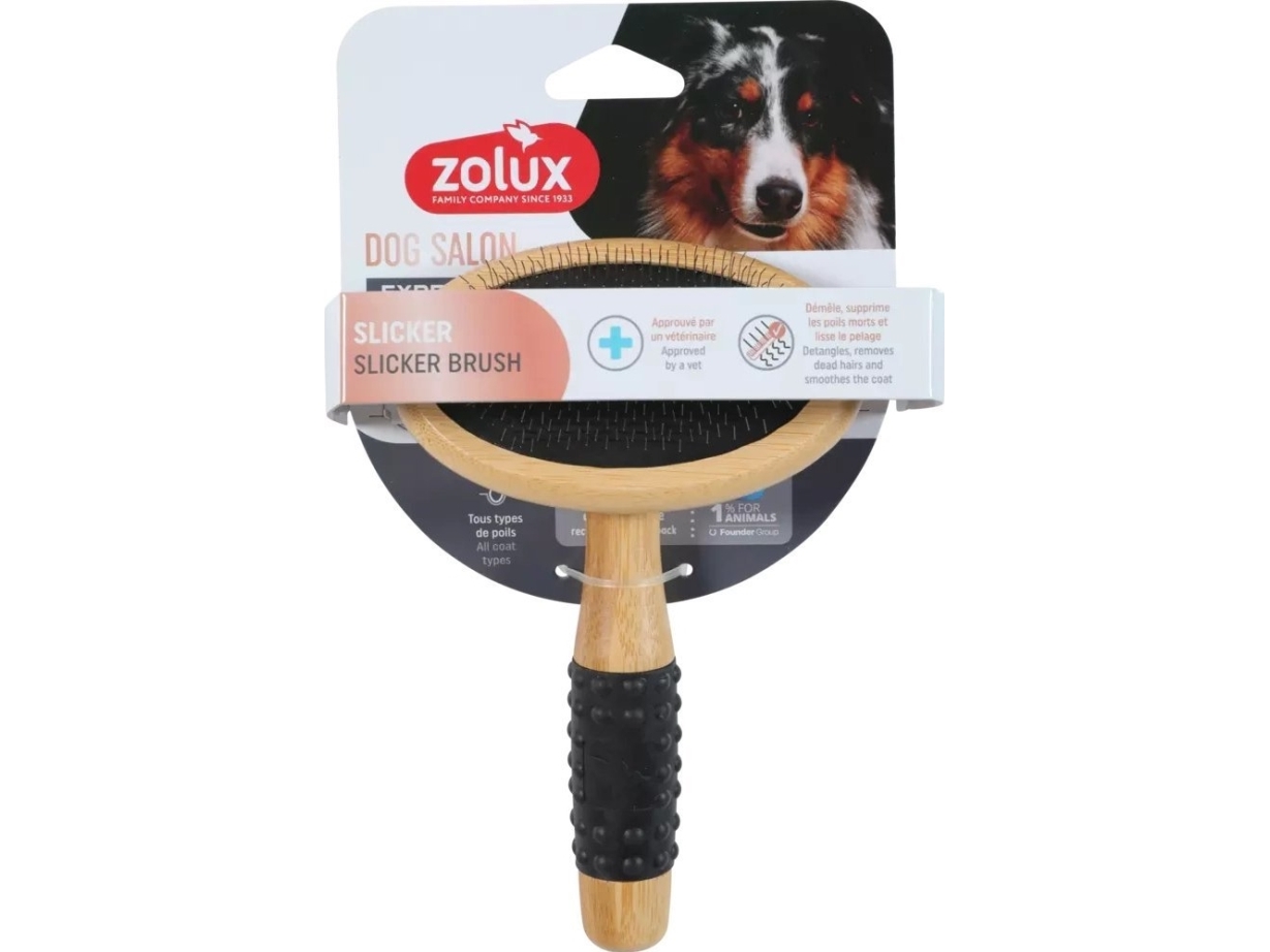 Zolux ZOLUX DOG SALON puinen villakoiran harja koirille