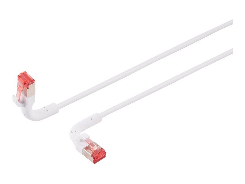 Lanview Flex-Angle - Patchkabel - Rj-45 (Stecker) Zu Rj-45 (Stecker) - 3 M - 3,6 Mm - U/Ftp - Cat 6A - Knotenlos - Weiß