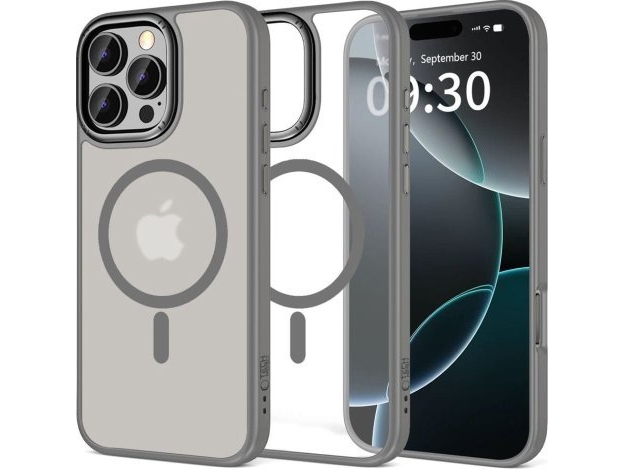 TECH-PROTECT MAGEDGE MAGSAFE IPHONE 16 PRO MAX TITANIUM/GUNMETAL | Datorer & Surfplattor - Tillbehör till surfplattor - Skärmskydd | GameStuff