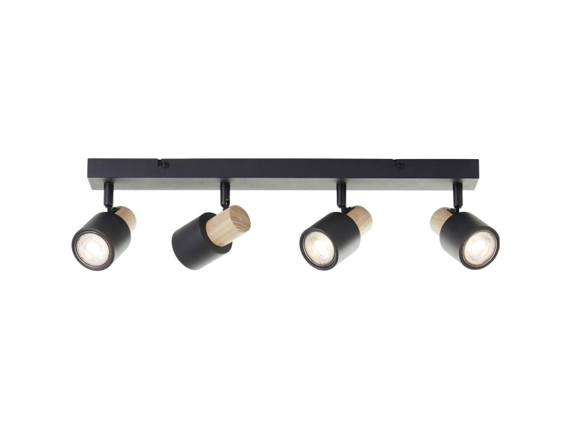 Brilliant Pini 10147/76 Taklampa GU10 svart, trä | Belysning - Inomhusbelysning - Inbyggd spotlight | GameStuff