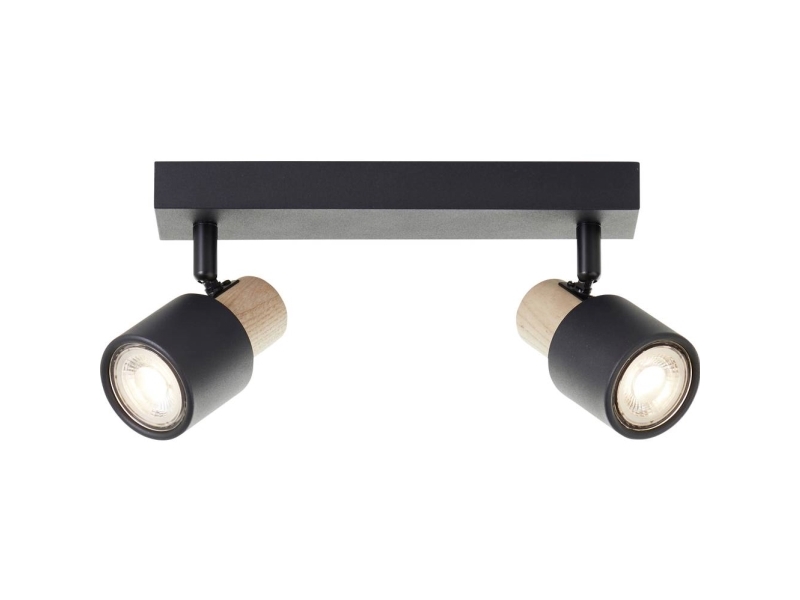 Brilliant Pini 10146/76 Taklampa GU10 Svart, Trä | Belysning - Inomhusbelysning - Inbyggd spotlight | GameStuff