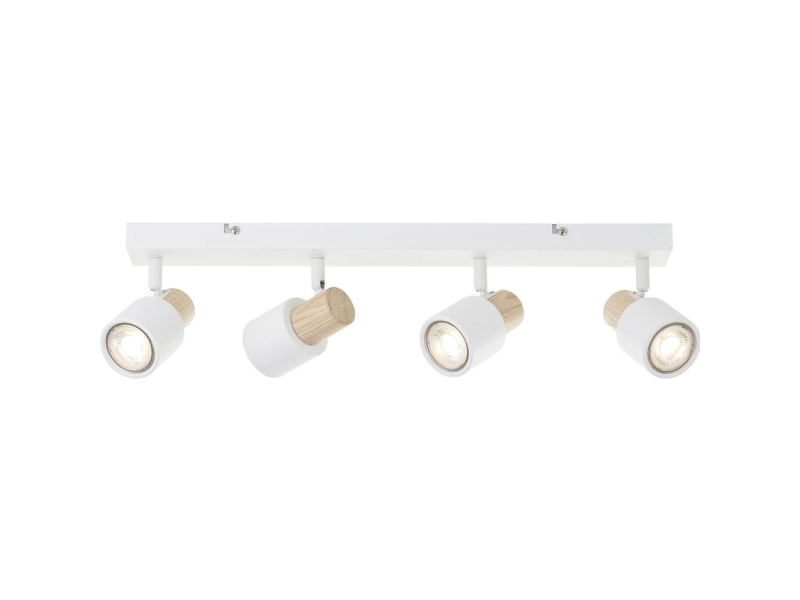 Brilliant Pini 10147/75 Taklampa GU10 vit, trä | Belysning - Inomhusbelysning - Inbyggd spotlight | GameStuff