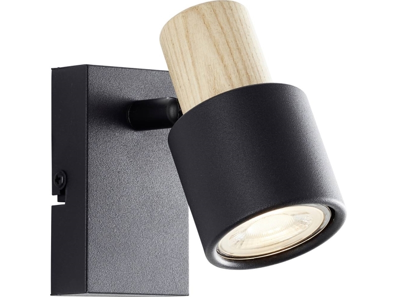 Brilliant Pini 10145/76 Vægbelysning Gu10 Sort, Træ