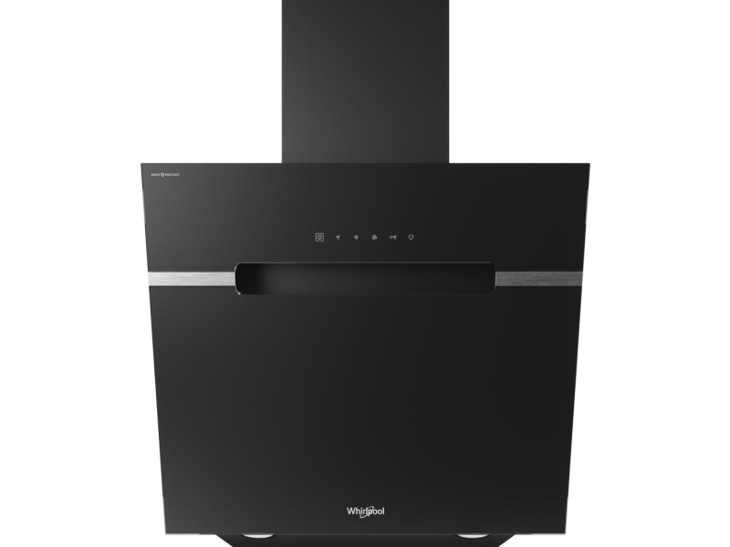Whirlpool WHVS 61F LT DP K, 580 m³/h, Suutin/Uudelleenkierrättävä, A, A, E, 65 dB