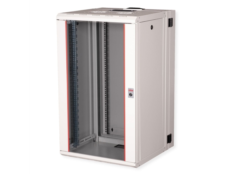 ROLINE 26.21.0014, Vægmonteret stativ, 20U, 50 kg, Nøglelås, Rack skinner, 52,1 kg