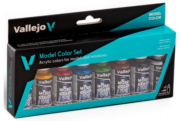 Model Color set "Wargame Basics" 8 colors