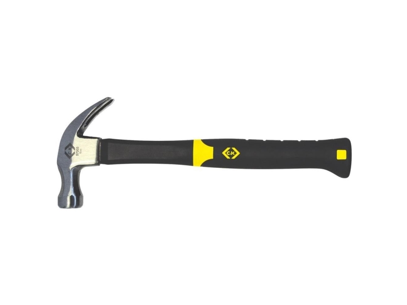 C.K. 357004 Claw Hammer - Vibration Proof With Fiberlass Handle 568G
