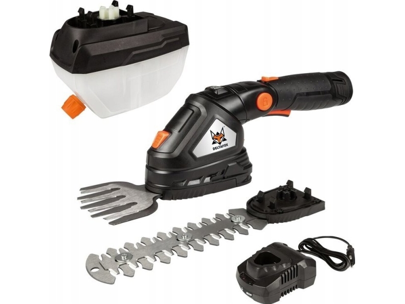 Grizzly sladdlös gräs-/cykelklippare 10,8V Deltafox DG-CGC 1080 3in1-sats | Trädgården - Trädgårdsredskap - Häcksaxar | GameStuff