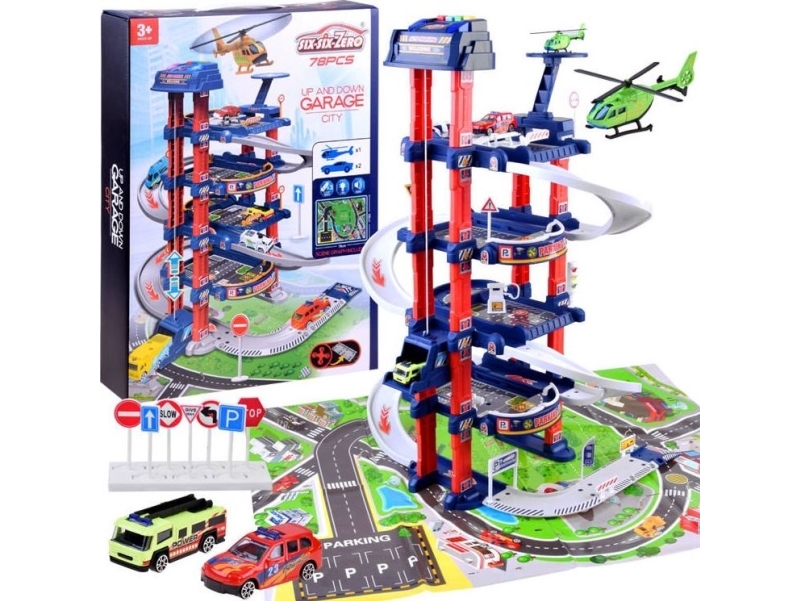 Jokomisiada Stor parkeringsplads ELEKTRISK VINDUE bilbane ZA4003