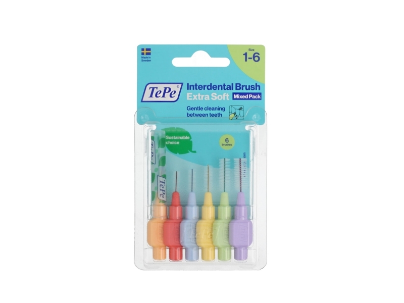 Tepe Tepe Extra Soft Mixed Pack Zahnbürste Für Zahnzwischenräume 6 Stück