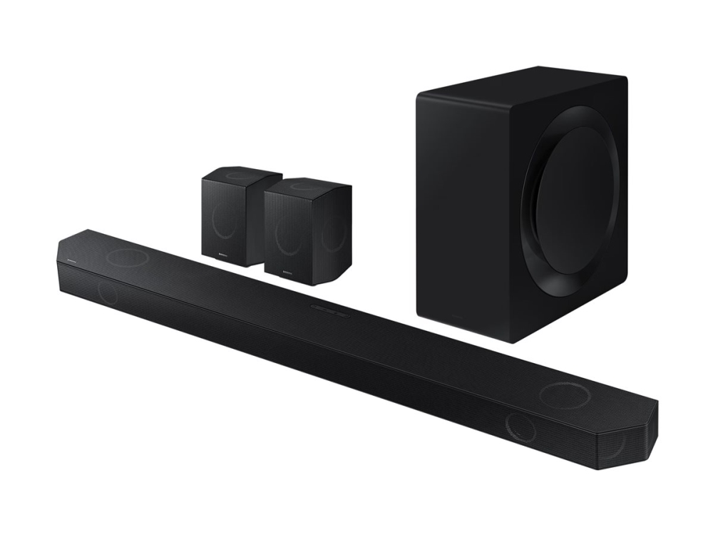 Samsung Hw-Q990d – Q-Series – Lydbarsystem – Til Hjemmebiograf – 11.1.4-Kanal – Trådløs – Bluetooth, Wi-Fi – App-Kontrolleret – 656 Watt (Total) – Gr