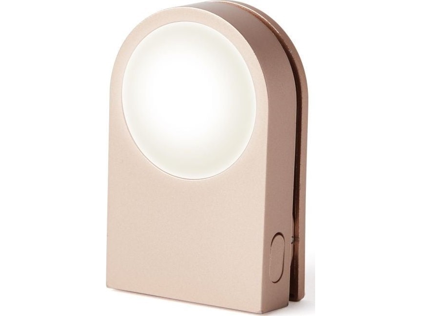 Lexon pöytävalaisin Lexon Lucie LED-klipsi kulta/kulta LL121D