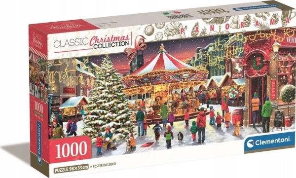 Krups Puzzle Christmas Town Clementoni 2024, 1000 d.
