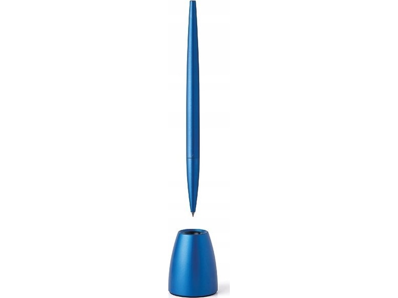 Lexon Lexon Scribalu Ballpoint Pen With Base Blue/Blue Ls64b1