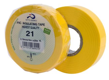 Tejp gul 15MMX10M NO.21 | Rutter och fästanordningar - Isolerande tejp | GameStuff