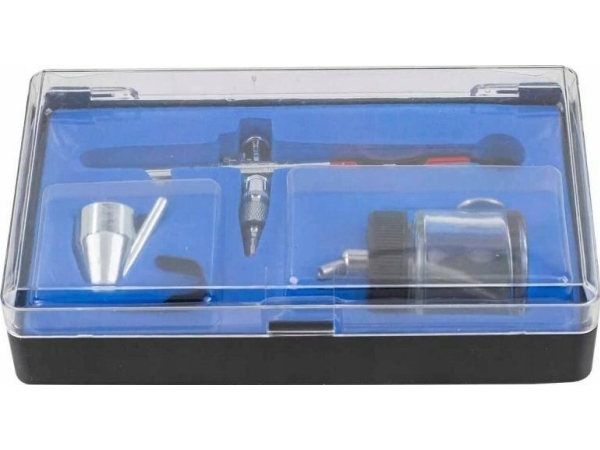Rockforce Aerograph (Dyse: 0,3 Mm, Udskiftelige Beholdere På 6 Ml Og 22 Ml)
